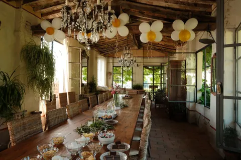 A private celebration in progress